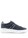 Hogan H580 Lace-up Sneakers With Distinctive Leather Logo In Transparent