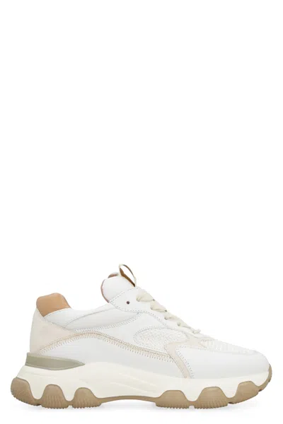 Hogan Hyperactive Leather Low-top Trainers In White