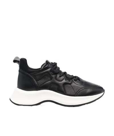 Hogan Hyperactive Low-top Lace-up Sneakers In Black