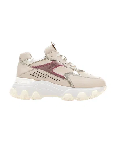 Hogan Hyperactive Low-top Sneakers In Neutral