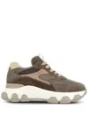 Hogan Hyperactive Lace-up Sneakers In Nude & Neutrals