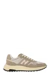 Hogan Men's Suede And Smooth Leather Hyperlight Sneakers In Beige