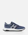 Hogan Hyperlight - Suede And Canvas Sneakers In Blue
