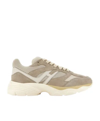 HOGAN HOGAN H LOGO PATCH PANELLED SNEAKERS