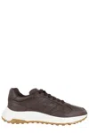 Hogan Hyperlight Leather Trainers In Gray