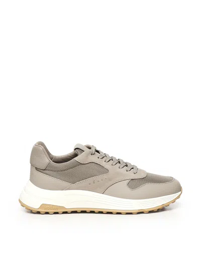 Hogan Hyperlight Brown Leather Sneakers