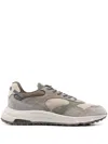 Hogan Hyperlight Colour-block Sneakers In Green