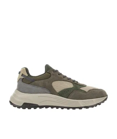 Hogan Hyperlight Colour-block Sneakers In Nude
