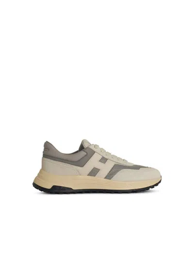 Hogan 'hyperlight' Grey Leather Blend Sneakers