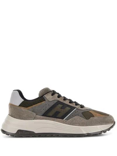 Hogan Hyperlight Low-top Sneakers In Brown