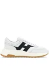 Hogan Lightweight Sneaker With Contrast Panel And Rubber Sole In Multi