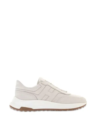 Hogan Hyperlight Logo Sneakers In Neutral