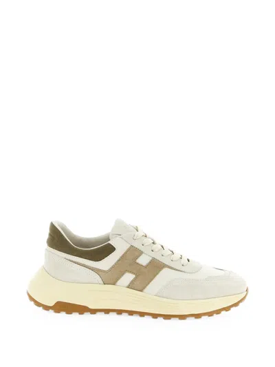 Hogan Hyperlight Logo-patch Sneakers In Multi