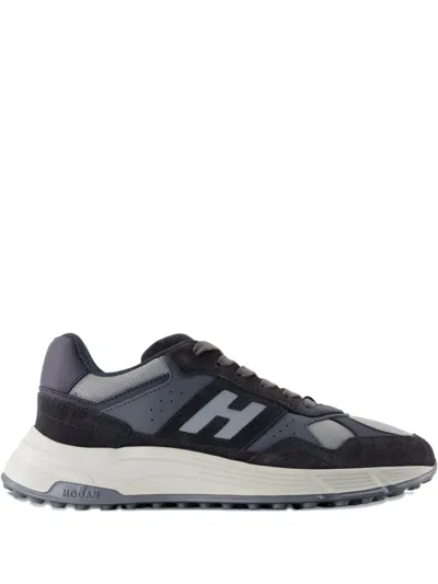 Hogan Hyperlight Low-top Sneakers In Black