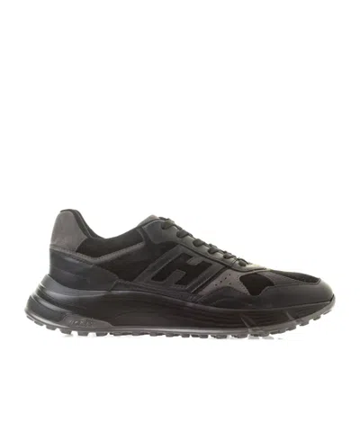 Hogan Hyperlight Low-top Sneakers In Black