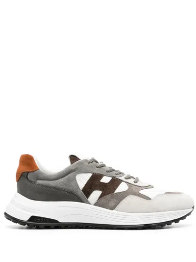Hogan Hyperlight Sneakers Aus Wildleder In Grey