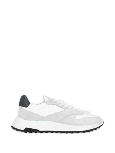 Hogan Hyperlight Panelled Sneakers In White
