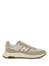 Hogan Men's Suede And Smooth Leather Hyperlight Sneakers In Brown