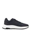 Hogan Lace-up Black Sneakers With Padded Ankle Support