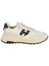 Hogan Men's White/navy Leather Suede Sneakers