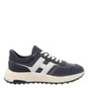 Hogan Hyperlight Lace-up Sneakers With Technical Fabric Inserts In Neutral