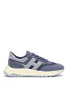 Hogan Hyperlight Leather Sneakers In Blue