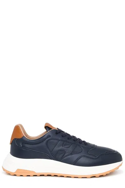 Hogan Hyperlight Lace-up Shoes In Navy