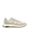 Hogan Men's Suede And Smooth Leather Hyperlight Sneakers In Brown
