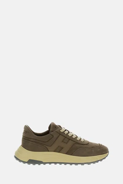 Hogan Hyperlight Sneakers In Brown
