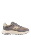 Hogan Perforated Lightweight Sneakers Rubber Sole In Gray