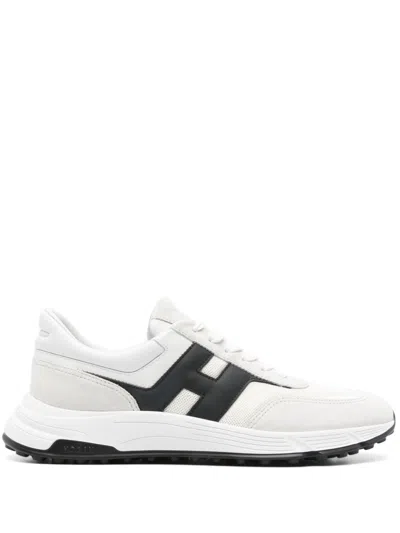 HOGAN HOGAN HYPERLIGHT SUEDE AND MESH SNEAKERS
