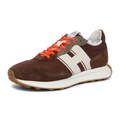 Pre-owned Hogan I0512 Sneaker Uomo  H601 Man Shoes In Marrone