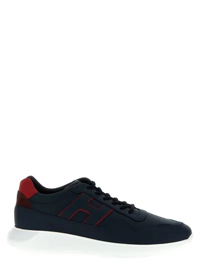 Hogan Navy Blue Interactive3 Low Top Sneakers