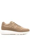 Hogan Interactive 3 Leather Sneakers In Neutral