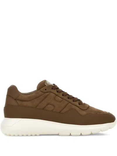 Hogan Interactive 3 Sneakers In Brown