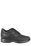 Hogan Interactive Model Sneakers With Rubber Sole And Premium Leather In Gray