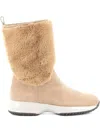 Hogan Interactive Leather Bootie In Brown