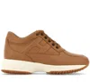Hogan Interactive Sneakers In Brown