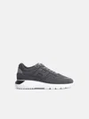 Hogan 'interactive' Grey Nubuck Leather Sneakers In Grey