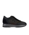 Hogan Men's Interactive H Sneakers In Black