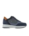Hogan Interactive H Suede Low-top Sneakers In Multi