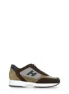 Hogan Interactive Low-top Sneakers In Brown