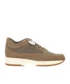 Hogan Interaction Panelled Sneakers In Brown