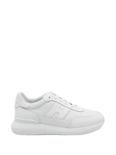 Hogan Interactive Lateral-logo Sneakers In White