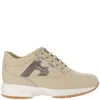 Hogan Sequin-embellished Low-top Trainers In Neutral