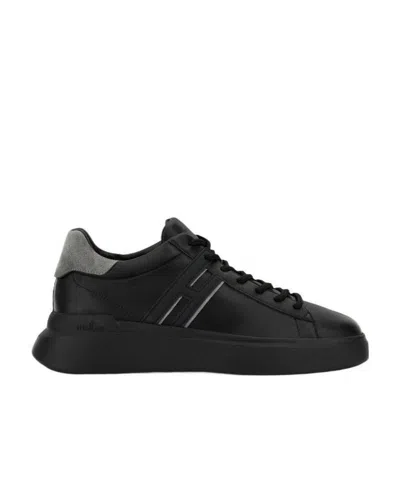Hogan Interactive Low-top Sneakers In Black