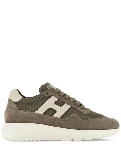 Hogan Interactive³ Low-top Sneakers In Braun