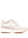 Hogan Interactive Low-top Sneakers In Neutrals