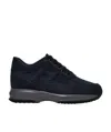 Hogan Interactive Low-top Sneakers In Black