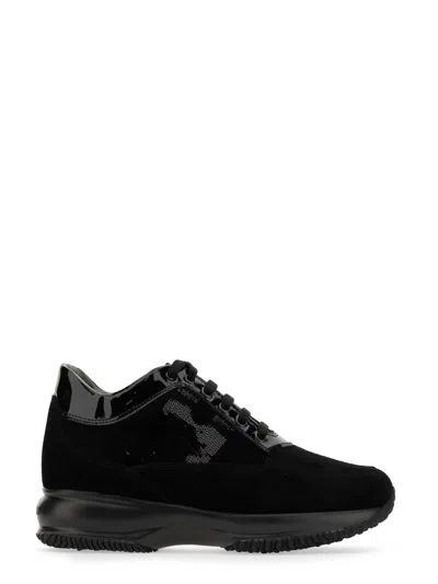 Hogan Interactive Sneaker In Black
